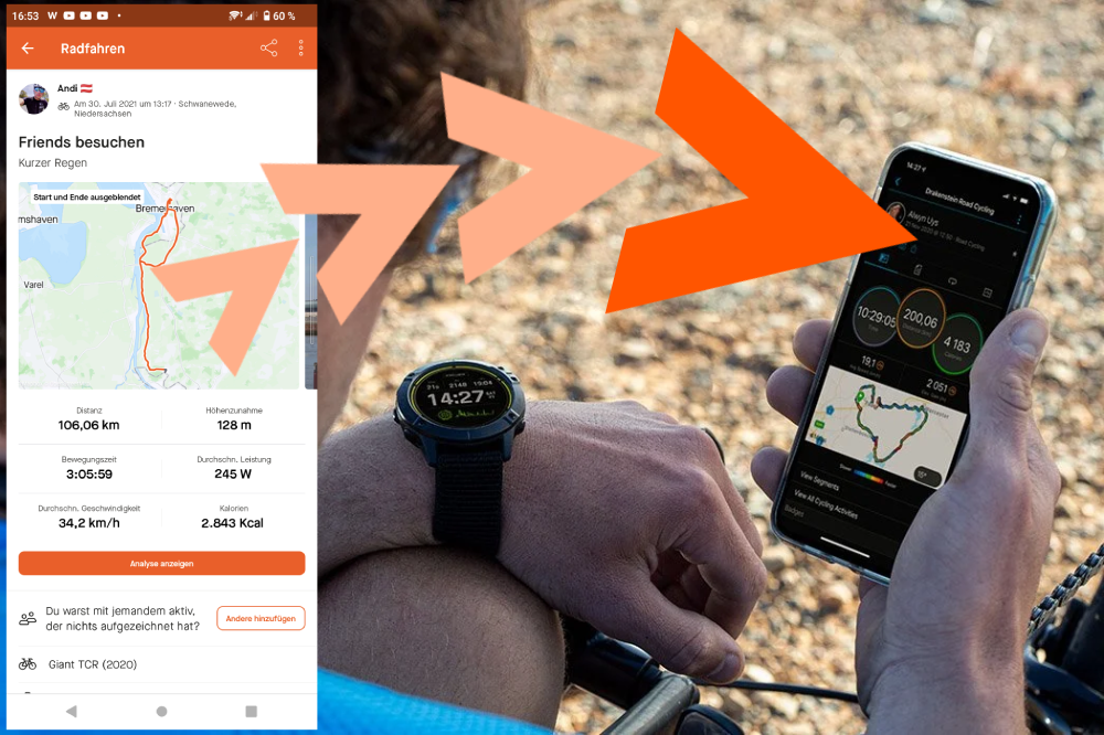 Garmin forerunner strava online